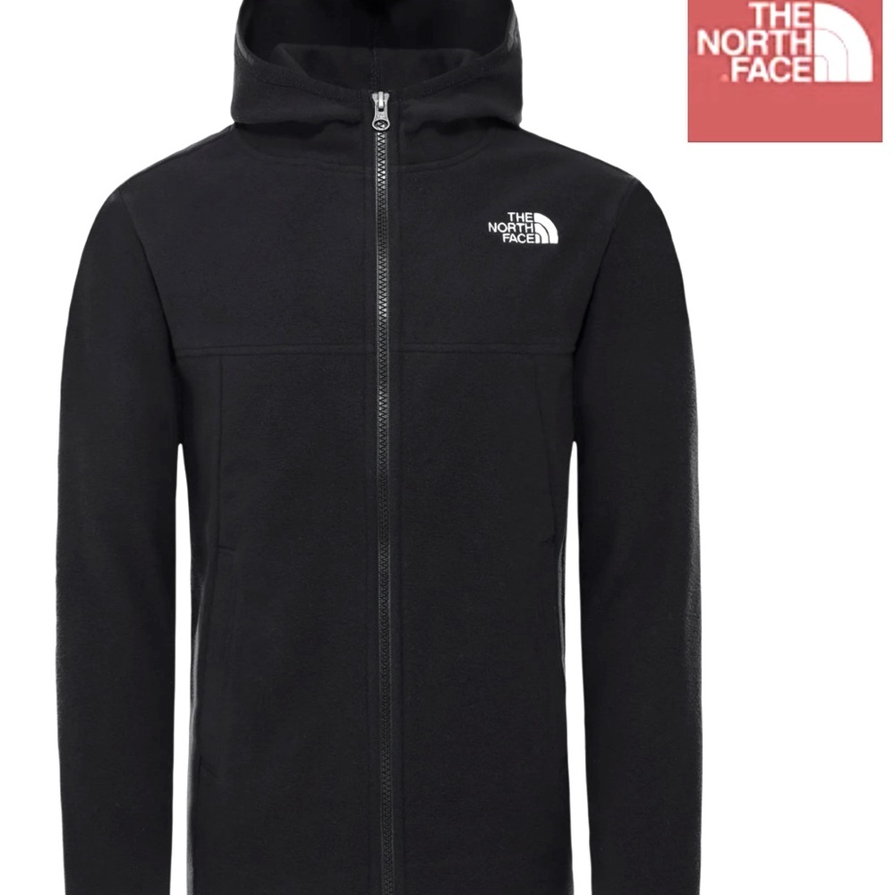 The North Face Kids' Black Hooded Fleece Jacket